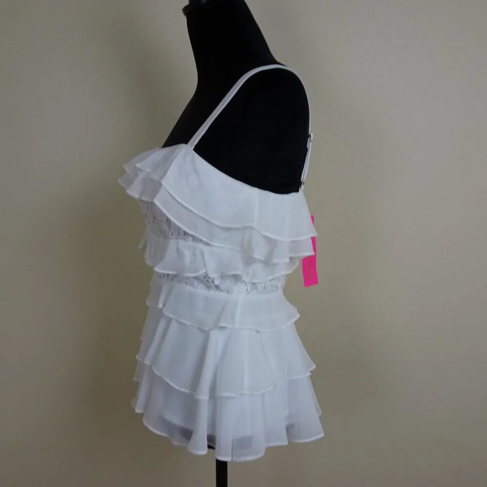 Lilly Pulitzer White Olive Top Size 2
